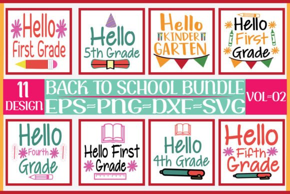 11 Back to School Bundle: Graphics for Crafts & Campaigns