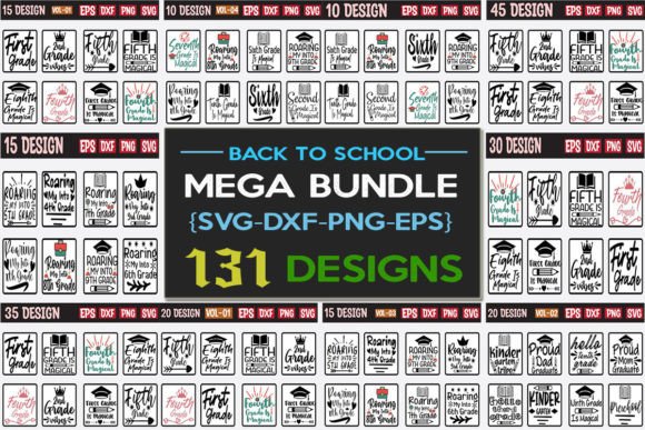131 Back to School Bundle: Graphics for Crafts & Creative Projects