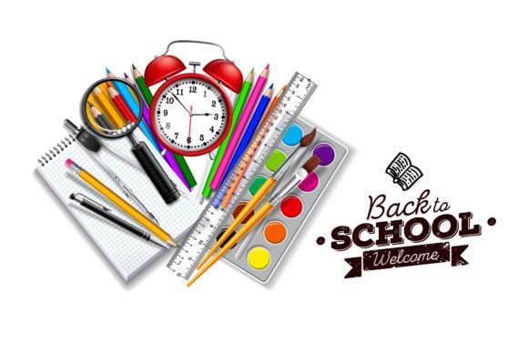 Back to School Banner Template Vector: Graphics & Graphic Templates