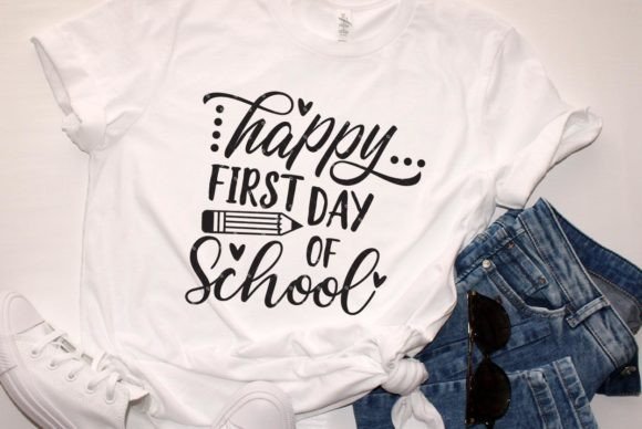 Back to School First 1st Grade Graphics for Crafts