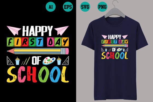 Back to School T-Shirt Design 37 Graphics