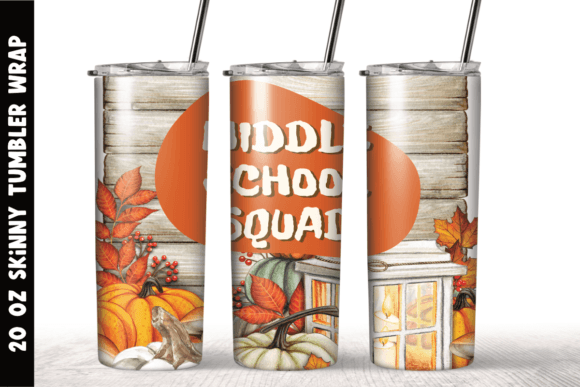 Middle School Squad Back to School PNG: Graphics for Crafts & Branding
