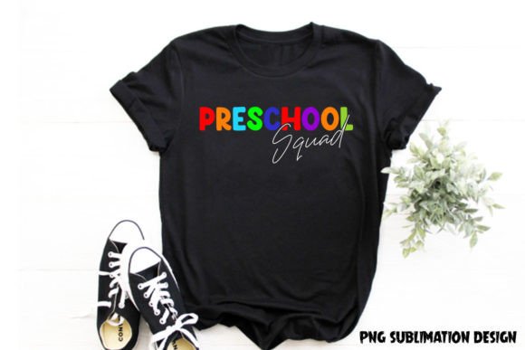 Preschool Squad Back to School T-shirt Graphics