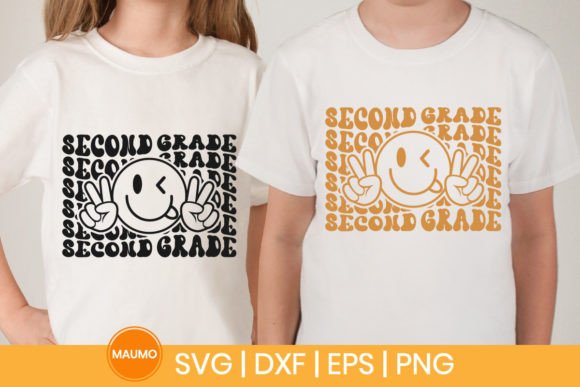 Second Grade Back to School SVG Quote: Graphics & Print Templates
