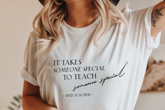 SPED Teacher SVG: Back to School Graphics & T-Shirt Designs