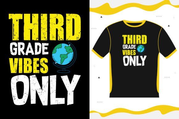 THIRD-GRADE VIBES ONLY BACK to SCHOOL Graphics
